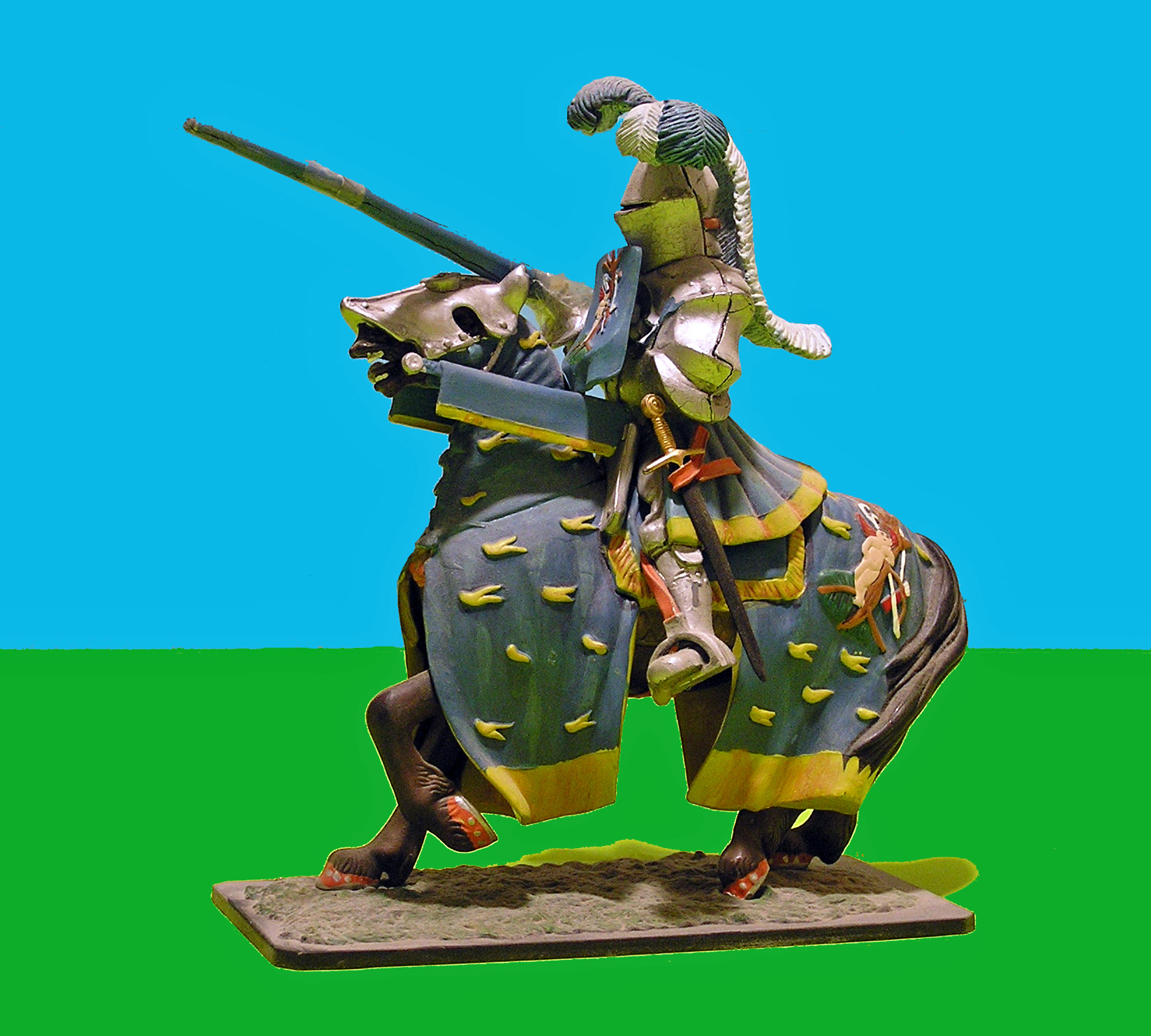 Cavaliere da torneo in armatura